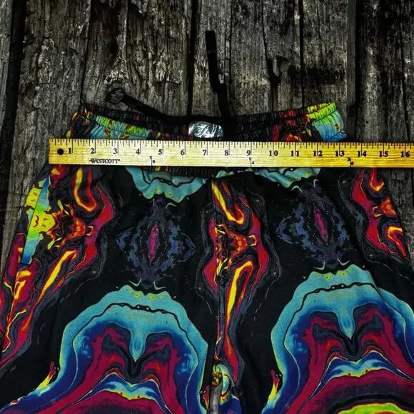 Fresh Prints of Bel Air Psychedelic Swirl Jogger Pants Multi Color Mens Small - Picture 3 of 6